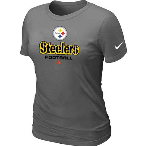 Cheap Women Nike Pittsburgh Steelers D.Grey Critical Victory NFL Football T-Shirt
