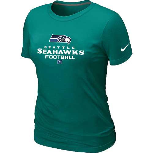 Cheap Women Nike Seattle Seahawks L.Green Critical Victory NFL Football T-Shirt