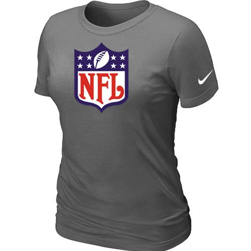 Cheap Women Nike Shield D.Grey Logo NFL Football T-Shirt