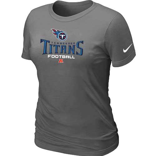 Cheap Women Nike Tennessee Titans D.Grey Critical Victory NFL Football T-Shirt