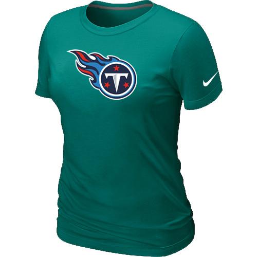 Cheap Women Nike Tennessee Titans L.Green Logo NFL Football T-Shirt