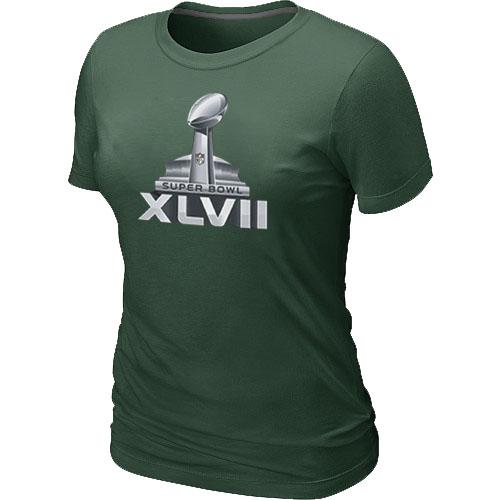 Cheap Women Nike Super Bowl XLVII Logo D.Green NFL Football T-Shirt