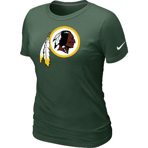 Cheap Women Nike Washington Red Skins D.Green Logo NFL Football T-Shirt