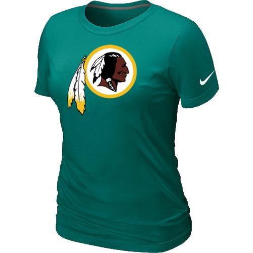 Cheap Women Nike Washington Red Skins L.Green Logo NFL Football T-Shirt
