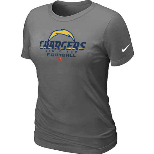 Cheap Women Nike San Diego Charger D.Grey Critical Victory NFL Football T-Shirt