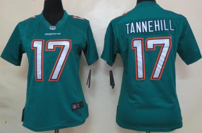 Cheap Women Nike Miami Dolphins 17 Ryan Tannehill Green LIMITED NFL Jerseys 2013 New Style