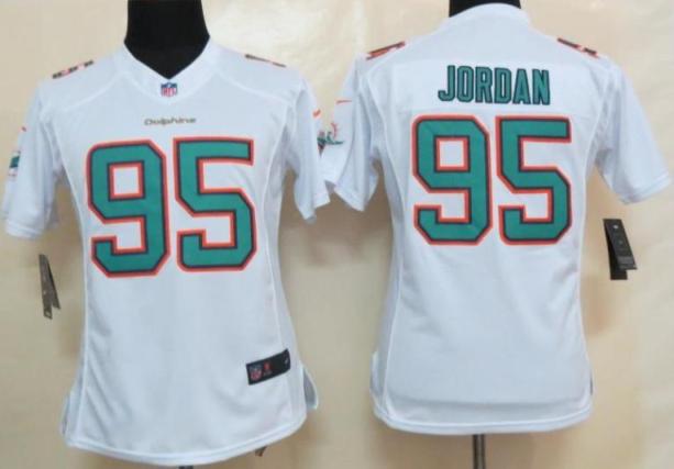 Cheap Women Nike Miami Dolphins 95 Dion Jordan White LIMITED NFL Jerseys 2013 New Style
