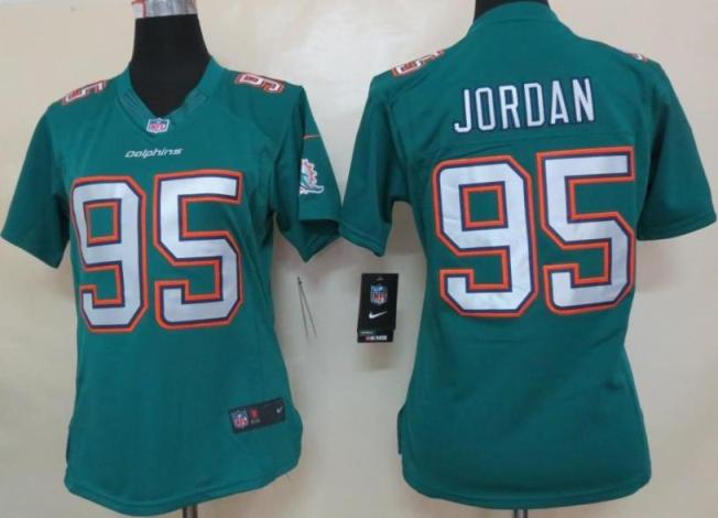 Cheap Women Nike Miami Dolphins 95 Dion Jordan Green LIMITED NFL Jerseys 2013 New Style