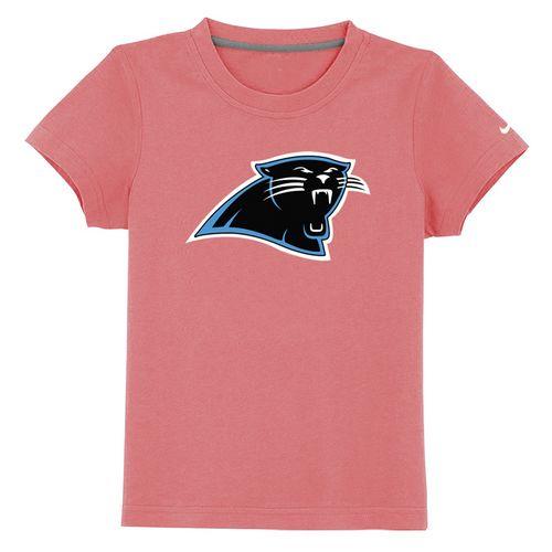 Kids Carolina Panthers Sideline Legend Authentic Logo Pink T-Shirt Cheap
