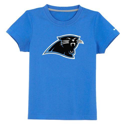 Kids Carolina Panthers Sideline Legend Authentic Logo Blue T-Shirt Light Cheap