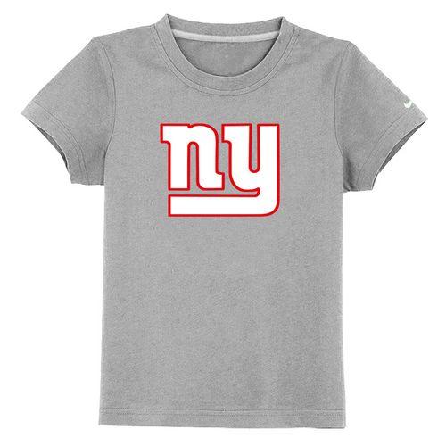 Kids New York Giants Sideline Legend Authentic Logo Grey T-Shirt Cheap