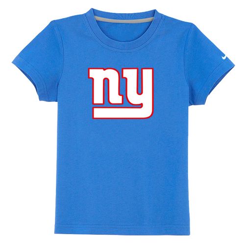 Kids New York Giants Sideline Legend Authentic Logo Light Blue T-Shirt Cheap