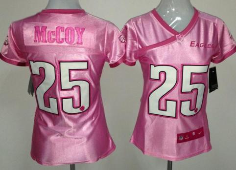 Cheap Women Nike Philadelphia Eagles #25 LeSean McCoy Pink Love's NFL Jerseys