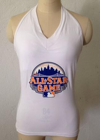 Cheap Women's All Sports Couture 2013 MLB All Stars Women's Blown Cover Halter Top - White