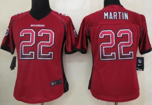 Cheap Women Nike Tampa Bay Buccaneers 22 Doug Martin Red Drift Fashion Elite NFL Jerseys