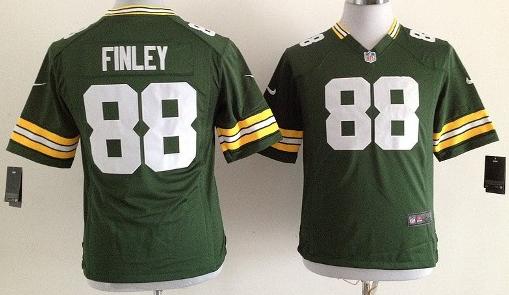 Kids Nike Green Bay Packers 88 Jermichael Finley Green NFL Jerseys Cheap