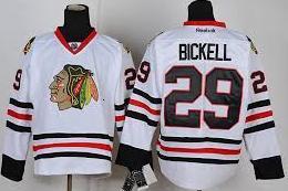 Kids Chicago Blackhawks 29 Bryan Bickell White NHL Jerseys For Sale