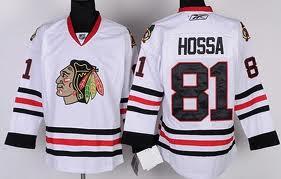 Kids Chicago Blackhawks 81 Marian Hossa White Hockey NHL Jersey For Sale