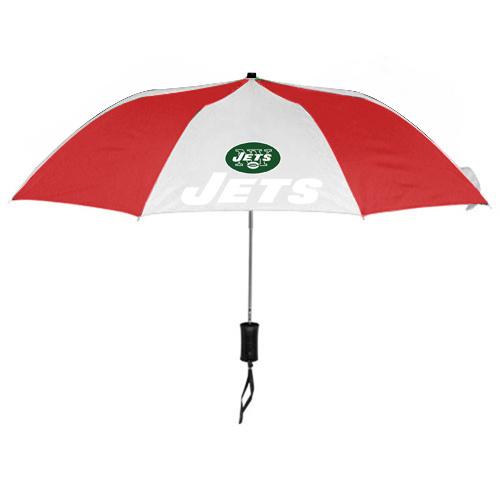 New York Jets Red White NFL Folding Umbrella Sale Cheap