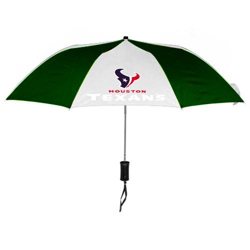 Houston Texans White Green NFL Folding Umbrella Sale Cheap