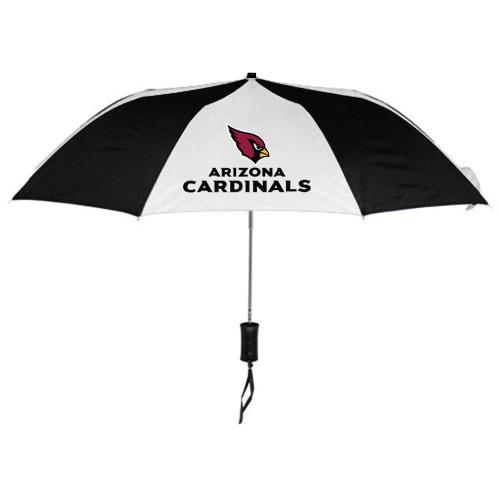 Arizona Cardinals Black White NFL Folding Umbrella Sale Cheap