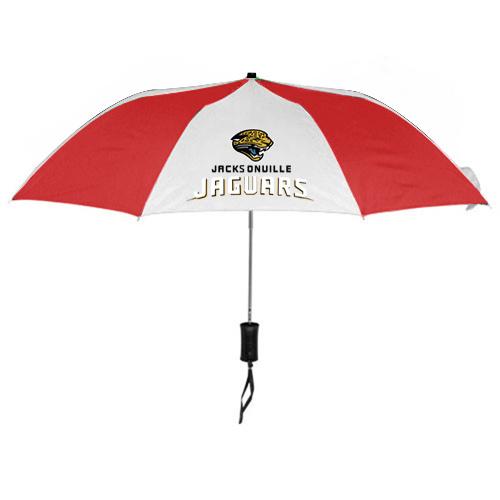 Jacksonville Jaguars Red White NFL Folding Umbrella Sale Cheap