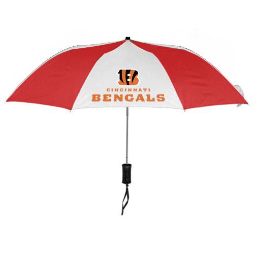 Cincinnati Bengals Red White NFL Folding Umbrella Sale Cheap