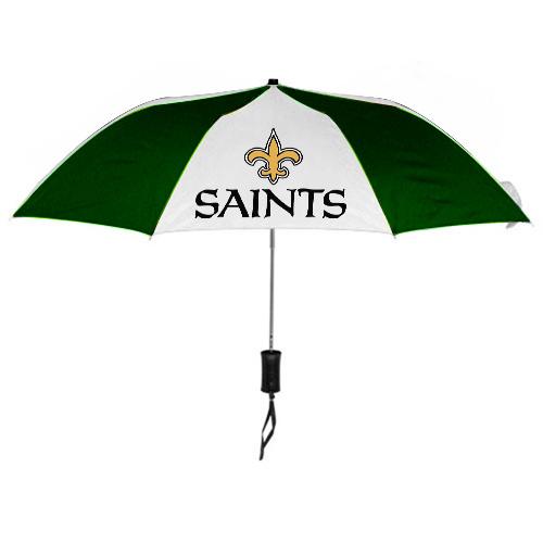 New Orleans Saints White Green NFL Folding Umbrella Sale Cheap