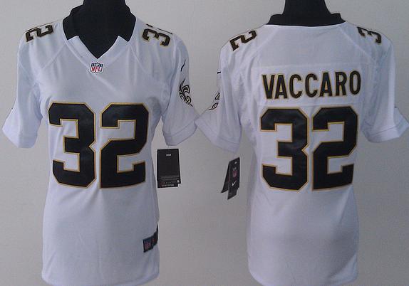 Cheap Women Nike New Orleans Saints 32 Kenny Vaccaro White NFL Jerseys