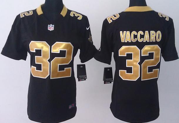Cheap Women Nike New Orleans Saints 32 Kenny Vaccaro Black NFL Jerseys