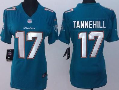 Cheap Women Nike Miami Dolphins 17 Ryan Tannehill Green Limited NFL Jerseys New Style