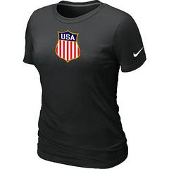 Cheap Women Nike Team USA Hockey Winter Olympics KO Collection Locker Room T-Shirt black