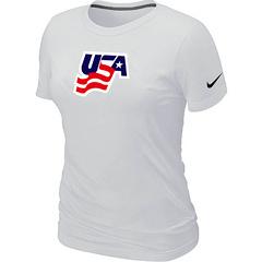 Cheap Women Nike USA Graphic Legend Performance Collection Locker Room T-Shirt white