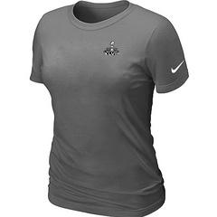 Cheap Women Nike Seattle Seahawks Super Bowl XLVIII Champions Trophy Collection Locker Room T-Shirt grey