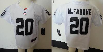 Baby Nike Oakland Raiders 20 Darren McFadden White NFL Jerseys For Cheap
