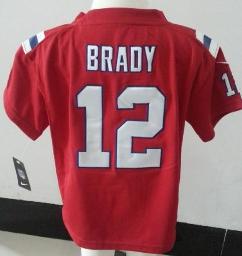 Baby Nike New England Patriots 12 Tom Brady Red NFL Jerseys For Cheap