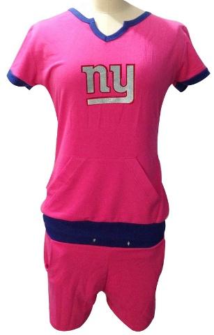 Cheap Women Nike New York Giants Pink NFL Sport Suit