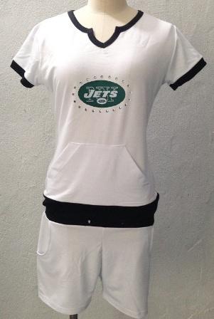 Cheap Women Nike New York Jets White NFL Sport Suit