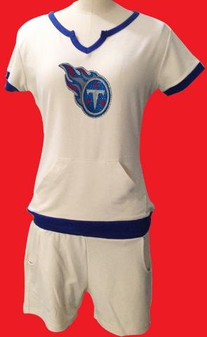 Cheap Women Nike Tennessee Titans White NFL Sport Suit