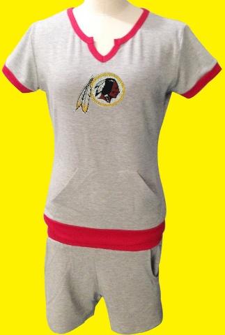 Cheap Women Nike Washington Redskins Grey NFL Sport Suit