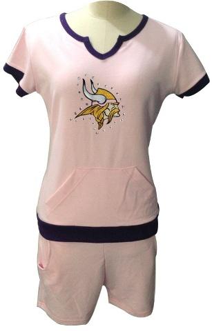 Cheap Women Nike Minnesota Vikings White NFL Sport Suit