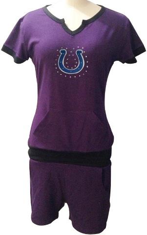 Cheap Women Nike Indianapolis Colts Purple NFL Sport Suit