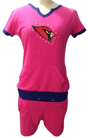 Cheap Women Nike Arizona Cardinals Pink NFL Sport Suit