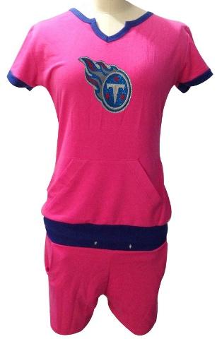 Cheap Women Nike Tennessee Titans Pink NFL Sport Suit
