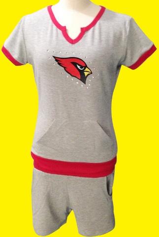 Cheap Women Nike Arizona Cardinals Grey NFL Sport Suit