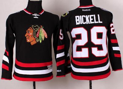 Kids Chicago Blackhawks 29 Bryan Bickell Black 2014 Stadium Series NHL Jersey For Sale