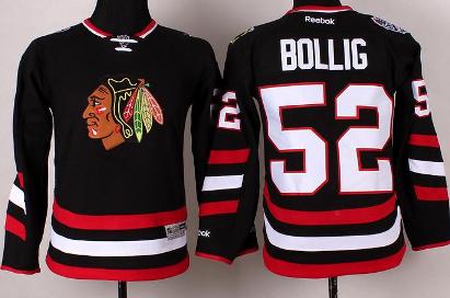 Kids Chicago Blackhawks 52 Brandon Bollig Black 2014 Stadium Series NHL Jersey For Sale