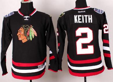 Kids Chicago Blackhawks 2 Duncan Keith Black 2014 Stadium Series NHL Jersey For Sale