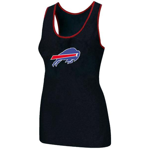 Cheap Women Nike NFL Buffalo Bills Ladies Big Logo Tri-Blend Racerback stretch Tank Top Black