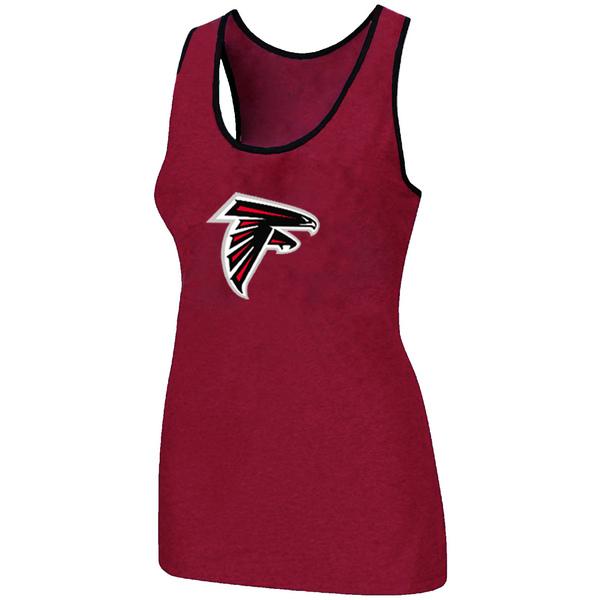 Cheap Women Nike NFL Atlanta Falcons Ladies Big Logo Tri-Blend Racerback stretch Tank Top Red